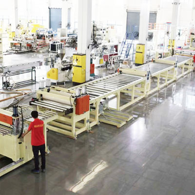 PET Bottle Flakes Extrusion Line , Biodegradable Transparent Blister PET Sheet Extruder