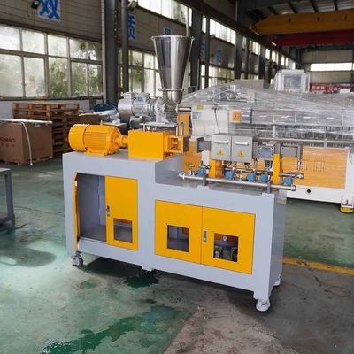 Laboratory Plastic Coaxial Rotary Twin Screw Granulator Machine