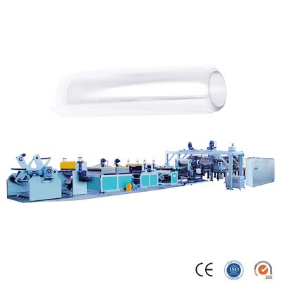 PE LLDPE Two Layer Plastic Sheet Film Extrusion Machine For Thickness Control