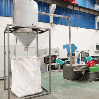 Two Stage Plastic Extruder For Recycling Waste EPS Scraps